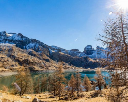 Lac d'allos automne